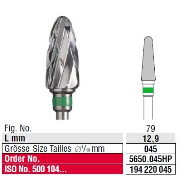 Edenta Cross cut coarse 5650.045  HP