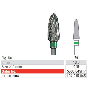 Edenta Plain cut coarse 5680.045 HP