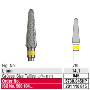 Edenta Cross cut superfine 5730.045 HP