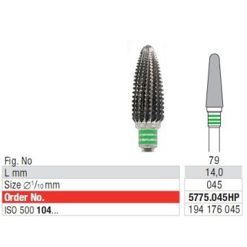 Edenta Plain cut coarse 5775.045 HP