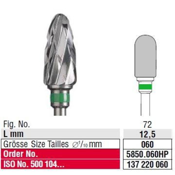 Edenta Cross cut coarse 5850.060  HP