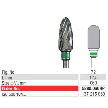 Edenta Plain cut coarse 5880.060 HP
