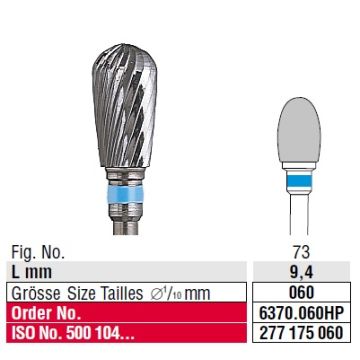 Edenta Plain cut standard 6370.060 HP