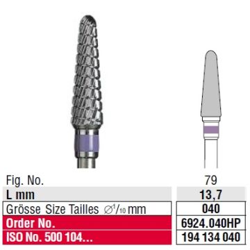 Edenta Spiral cut 6924.040 HP