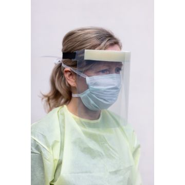 Ansiktsvisir med strikk, 10 stk