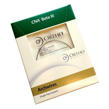 CNA Beta III D-LX Archwire (TMA), Damon form