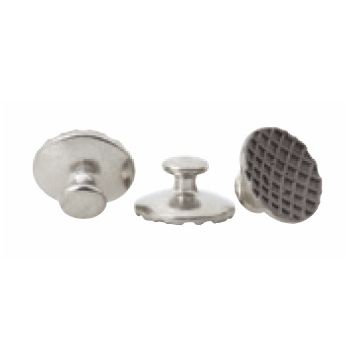 Lingual Button, Rhodium