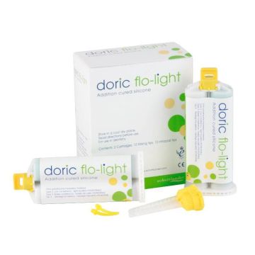 Doric Flo-Light 2 x 50ml + 12 Mixing tips og intraoral tips 