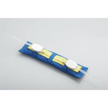 Nakkepute, blå/gul 450gr