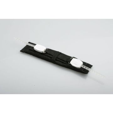 Nakkepute, sort 600gr