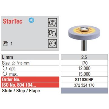 Edenta StarTec ST1030HP - Purple - Wheel (1 stk.)  