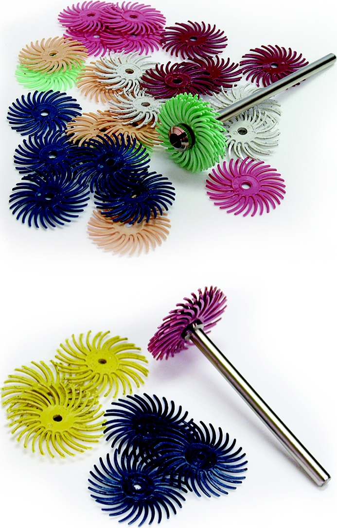 Lukadent Polerskive kit inkl mandrill. Ø14 - 6 x 6 stk 