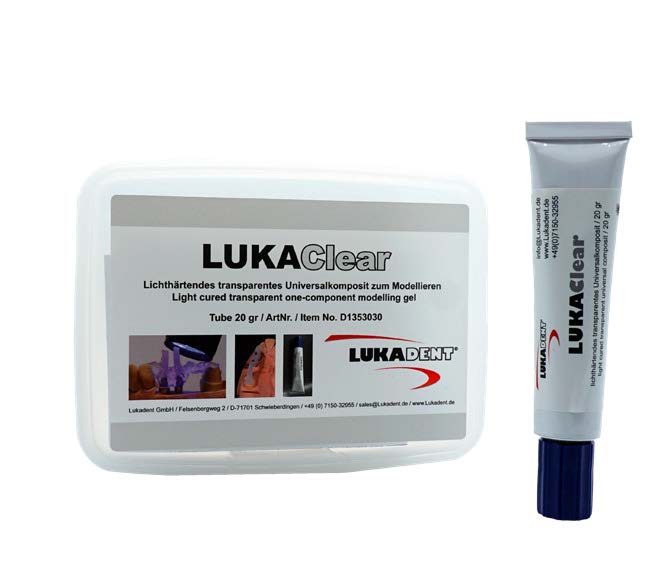 LUKAClear modeling gel transparent, Tube 20 gr incl. cannula