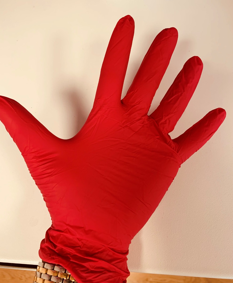 Nitril hansker, Raspberry  (1000 stk)