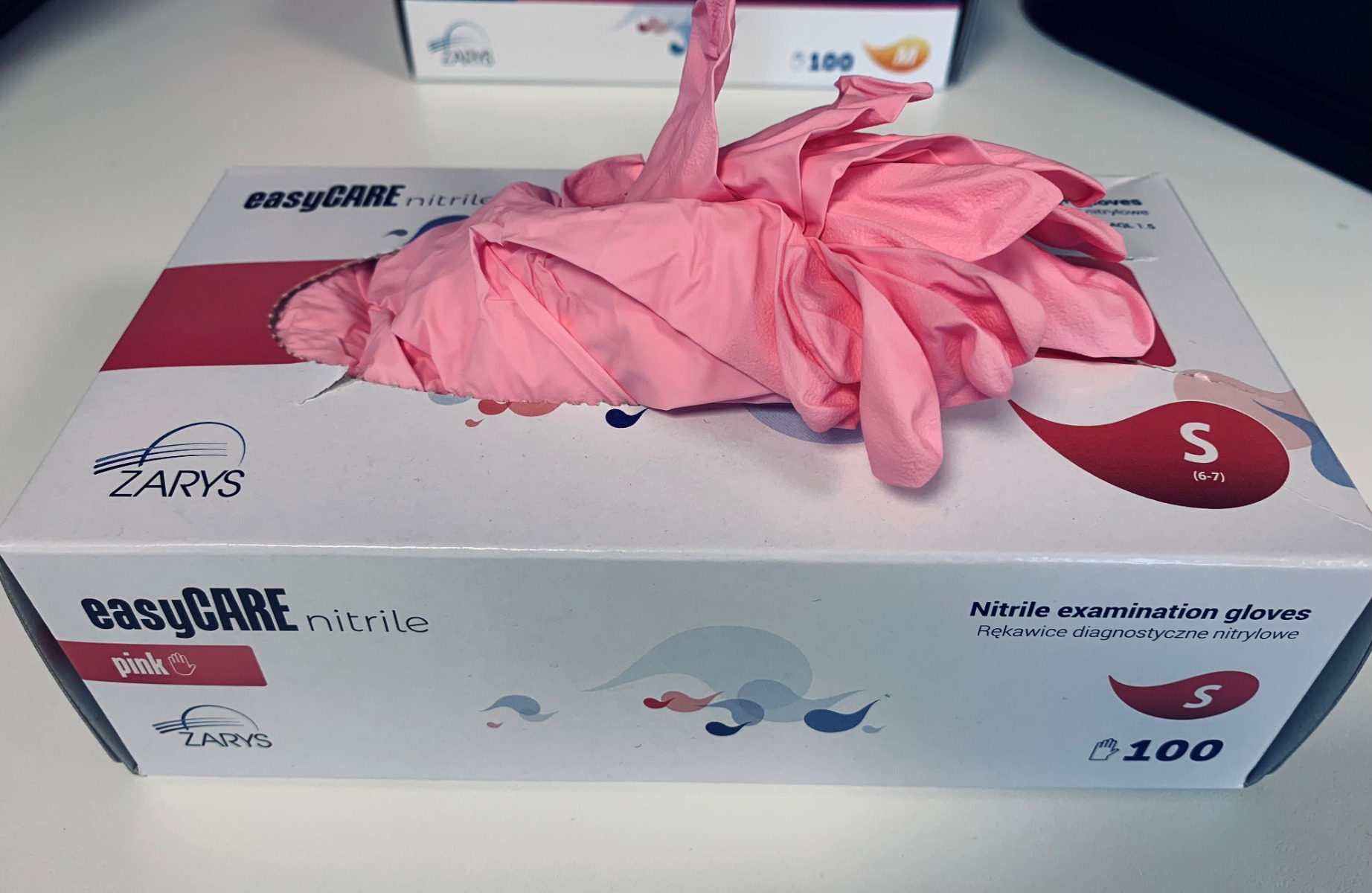 Nitril hansker, Rosa (1000 stk)