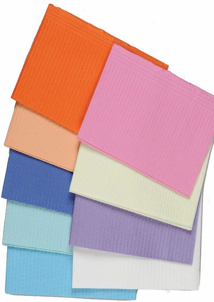 Servietter, plastbelagt - Rosa