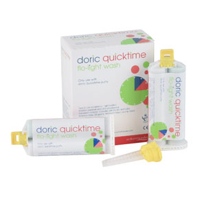 Doric Quicktime Flo-Light 2 x 50ml + 12 mixing tips og Intra Oral Tips