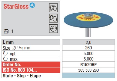 StarGloss HP blue Knife Edge