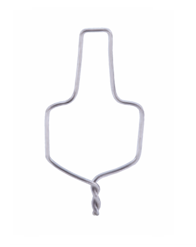 Stål ligatur - Short  .010 "angulated"