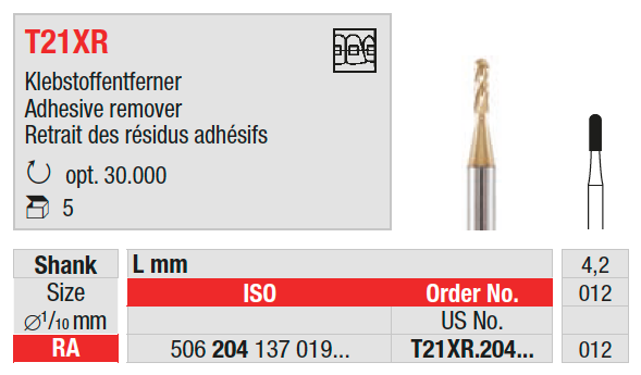 Adhesive remover T21XR